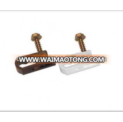 Dual Coax Cable Clips with Screw